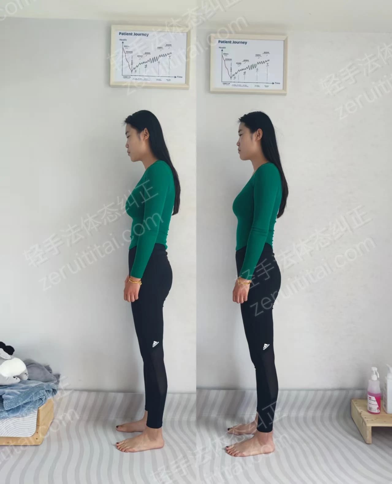 白领小姐姐脖子前倾胸部下垂