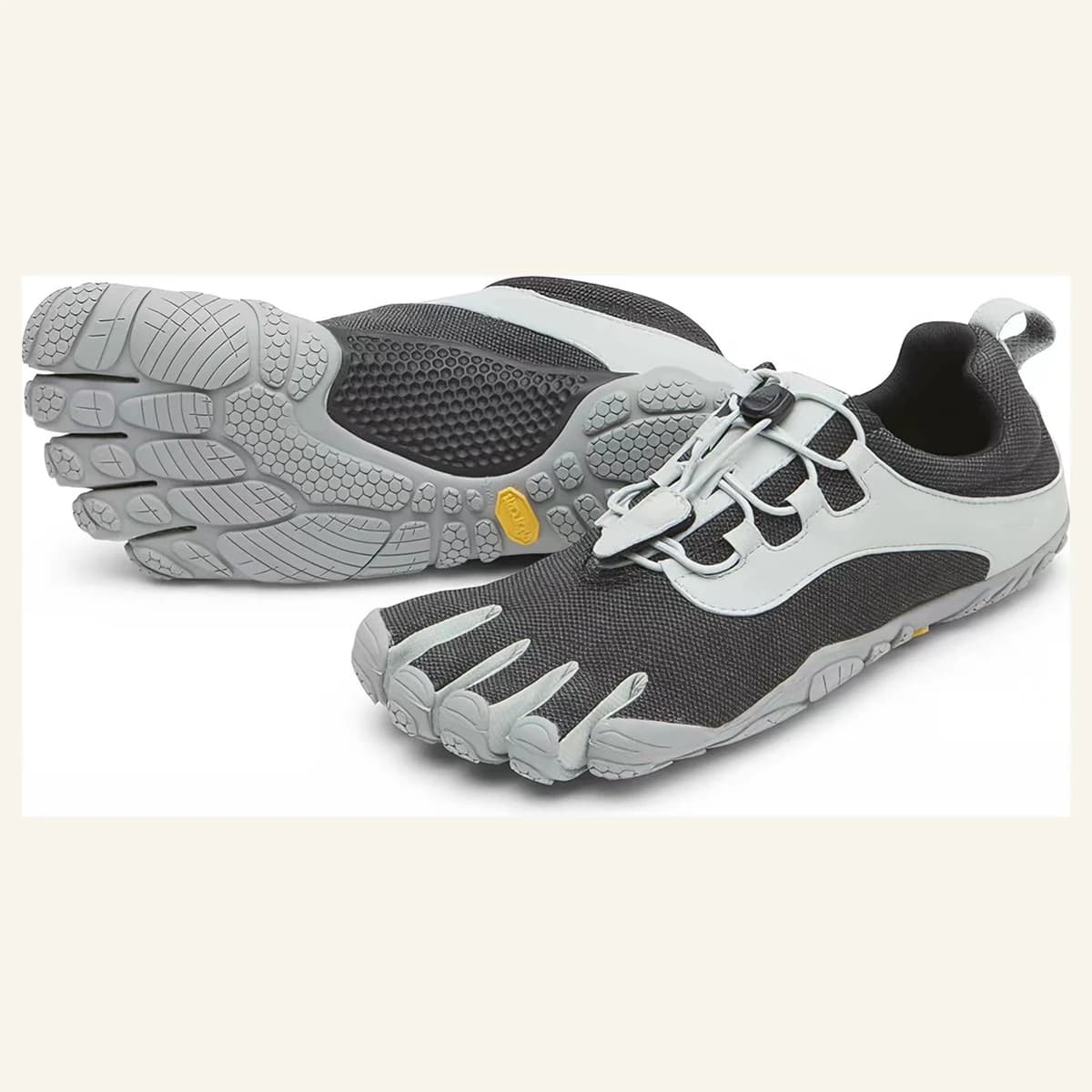 Vibram V-Run Retro 男女同款 Black / Grey 展示图